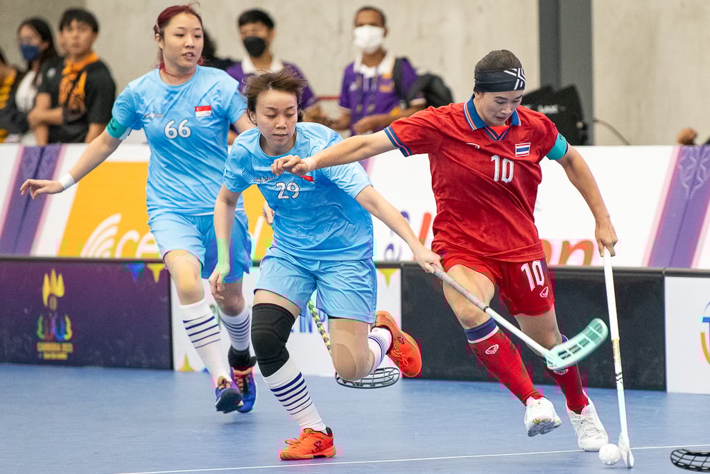 Cambodia 2023 Women’s floorball triumphs for third gold in a row